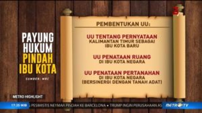 Jalan Panjang Pindahkan Ibu Kota