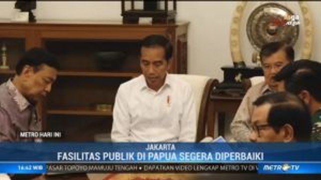 Jokowi Gelar Ratas Bahas Masalah Papua