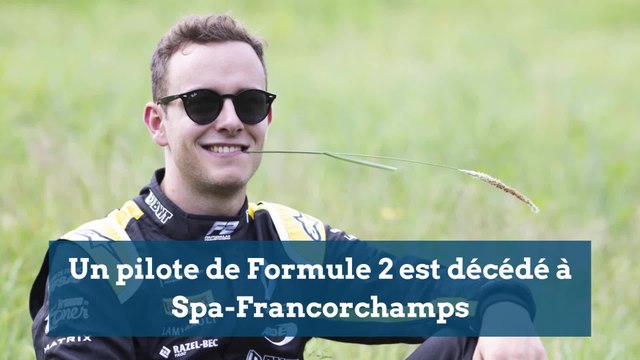 Un pilote de Formule 2 est décédé à Spa-Francorchamps