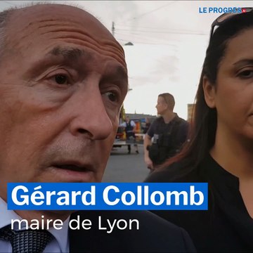 Gérard Collomb réagit à l'agression au couteau à Villeurbanne