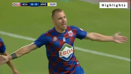 1-0 Erik Jendrisek Goal (pen.) - Volos 1-0 Aris - 31.08.2019