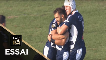 TOP 14 - Essai Paul ABADIE (SUA) - Agen - Brive - J2 - Saison 2019/2020