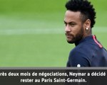 Mercato - Neymar va rester au PSG