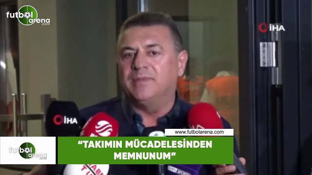 Hasan Kartal: Takımın mücadelesinden memnunum
