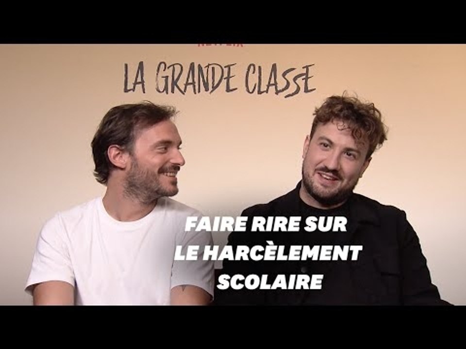 Jérôme Niel et Ludovik à l'affiche de "La grande Classe", une comédie... sur le harcèlement scolaire