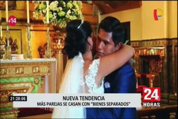 ¿Por qué los jóvenes prefieren casarse por bienes separados?