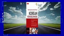 [GIFT IDEAS] Korean for Beginners: Mastering Conversational Korean (CD-ROM Included) by Henry J.