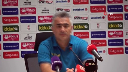 Akhisarspor - Altınordu maçının ardından