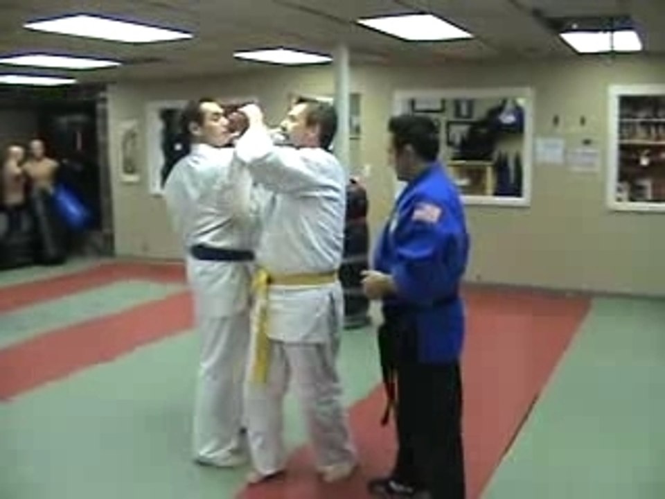 Practicing small circle Jiu-Jitsu