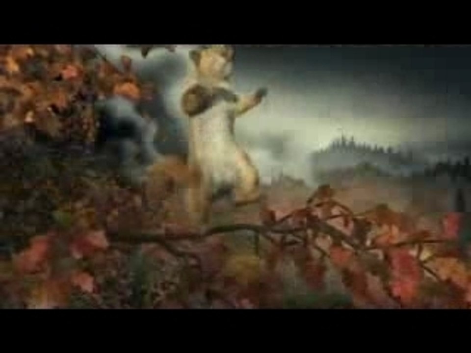 Ecureuil qui pete la glace