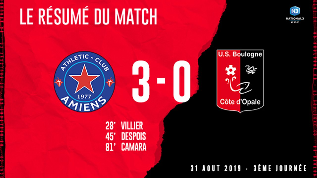 [NATIONAL 3] J3 Résumé Amiens AC - USBCO
