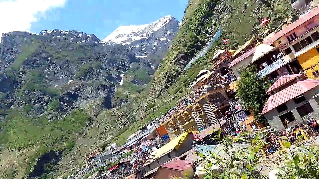 Bdrinath Dham Temple ।। Char dham Yatra ।।                                           Uttrakhand India।। बद्रीनाथ धाम ।।  चारधाम यात्रा।। उत्तराखंड भारत ।।