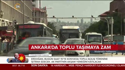 Ankara'da toplu ulaşıma yüzde 30 ile yüzde 200 arasında değişen zamlar