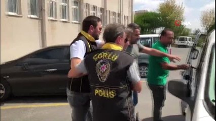 Çorlu'daki çifte infazın zanlısı adliyede