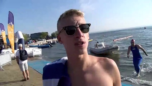 Marc-Antoine Olivier juste avant la course EDF Aqua Challenge à Martigues