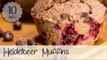 Heidelbeer Muffins Vegan - Gesunde Heidelbeer Bananen Muffins - Vegane Muffins | Vegane Rezepte