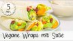Vegane Wraps selber machen - Wraps Vegan selber machen mit geiler Knoblauchsoße | Vegane Rezepte
