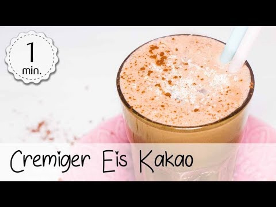 Cremiger Eis Kakao Vegan - Eis Kakao selber machen - Kakao Vegan - Veganer Kakao | Vegane Rezepte