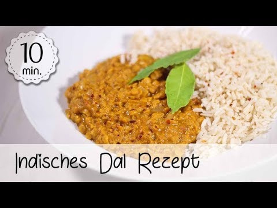 Indisches Dal Rezept mit roten Linsen und Kokosmilch - Veganes Dal selber machen! | Vegane Rezepte