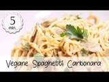 Vegane Spaghetti Carbonara Schnell und Einfach - Spaghetti Carbonara Vegan Rezept | Vegane Rezepte