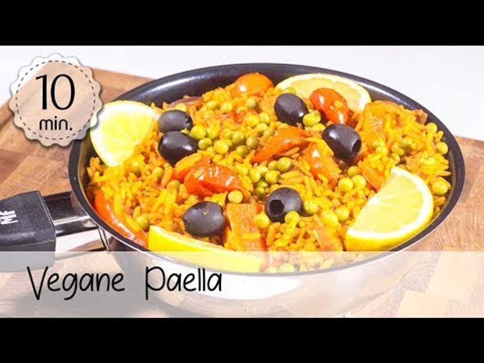 Vegane Paella - One Pot Paella Vegan Rezept - Paella zubereiten Einfach & Gesund! | Vegane Rezepte