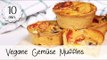 Gemüse Muffins Vegan - Vegane Gemüse Muffins ohne Zucker - Gesunde Pikante Muffins | Vegane Rezepte