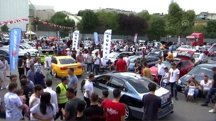 Çekmeköy'de modifiyeli araç festivali