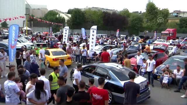 Çekmeköy'de modifiyeli araç festivali