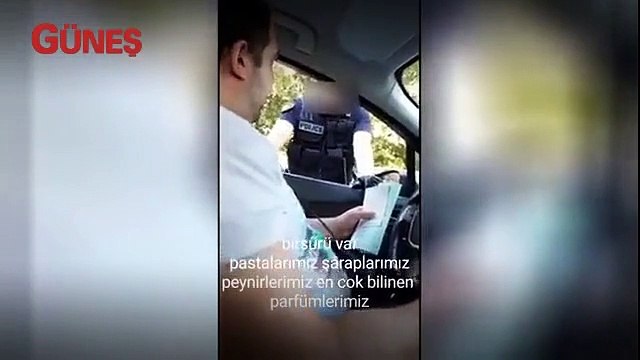 Rezil olan Fransız polisi Türk sürücüyü tutuklamaya kalktı