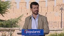 Pablo Casado rechaza facilitar el Gobierno a Pedro Sánchez.