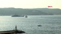 Çanakkale rus savaş gemisi 'caesar kunikov' çanakkale boğazı'ndan geçti
