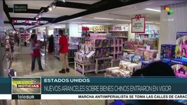 EEUU: Nuevos aranceles sobre bienes chinos entran en vigor