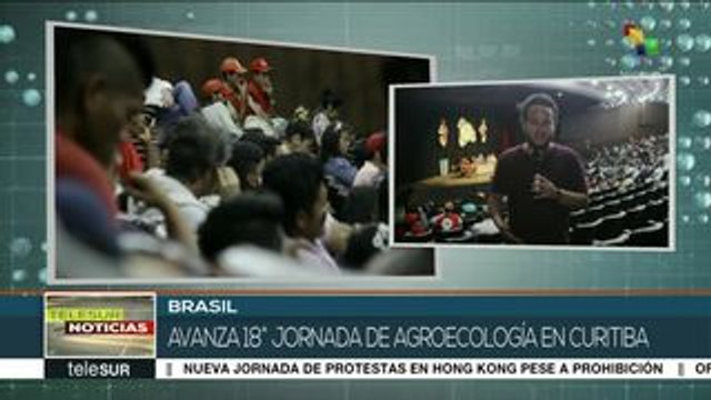 Movimientos sociales brasileños participan en jornada de agroecología