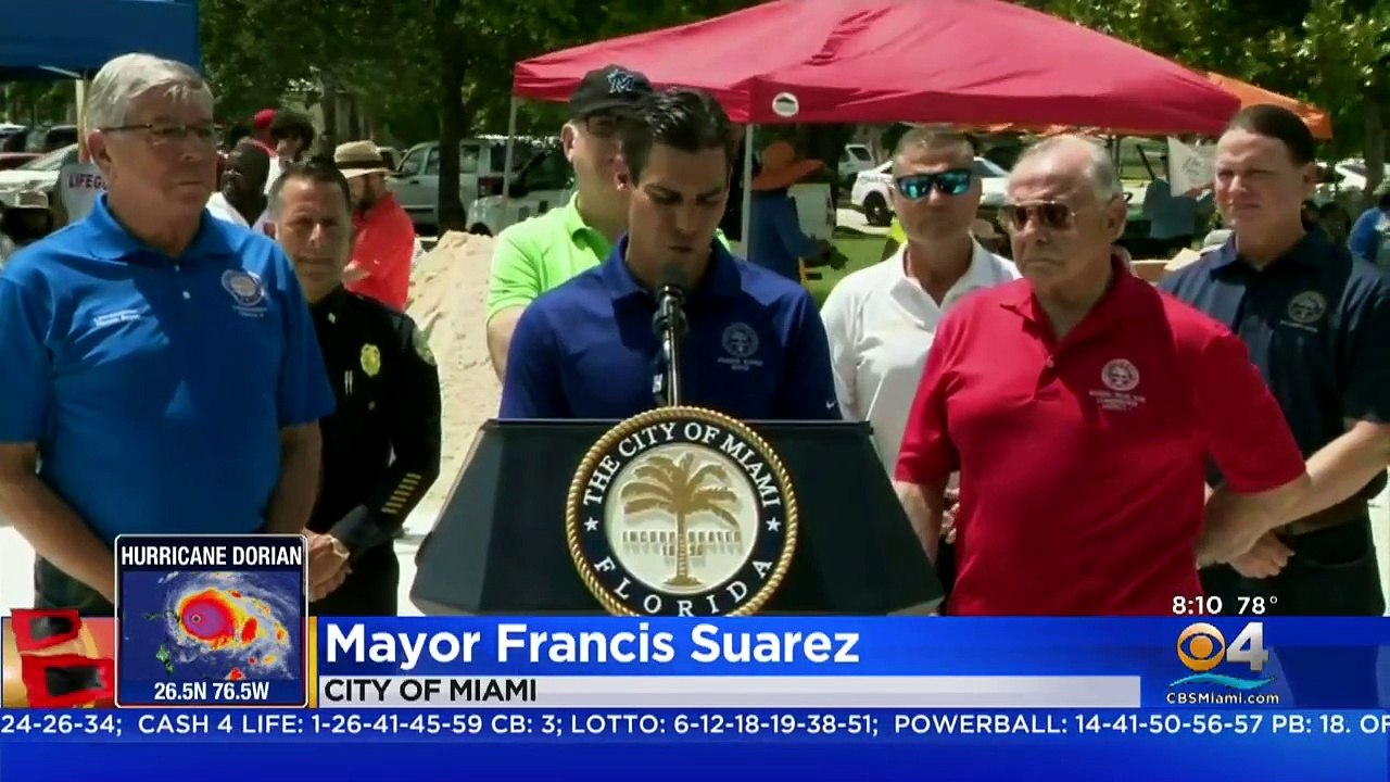 Miami se prépare à affronter l'ouragan Dorian qui est désormais passé en catégorie  5