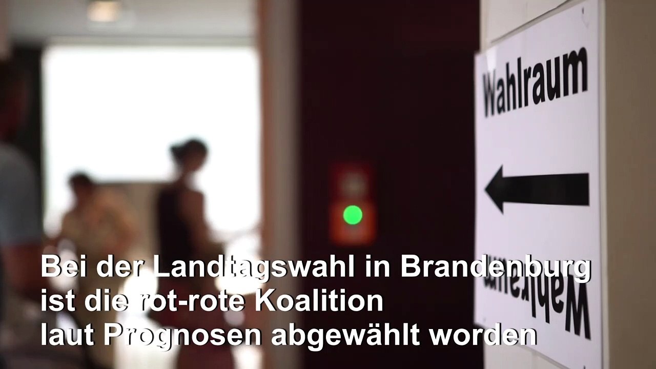 Prognosen: SPD bei Wahl in Brandenburg vorne - AfD auf Platz zwei