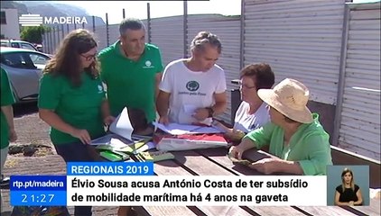 JPP acusa António Costa de manter o Subsídio de Mobilidade Marítima há 4 anos na gaveta