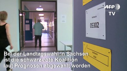 Prognosen: CDU bleibt in Sachsen stärkste Kraft