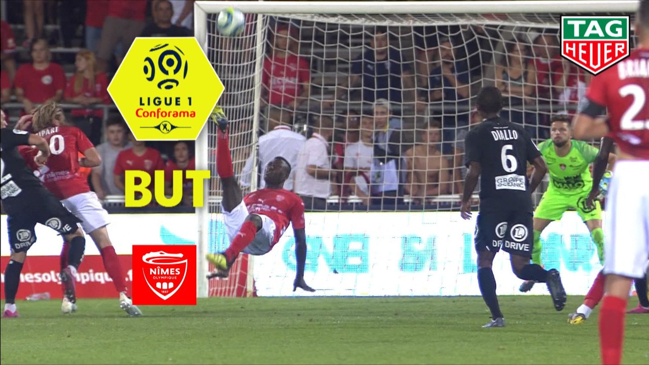 But Kévin DENKEY (90ème +3) / Nîmes Olympique - Stade Brestois 29 - (3-0) - (NIMES-BREST) / 2019-20