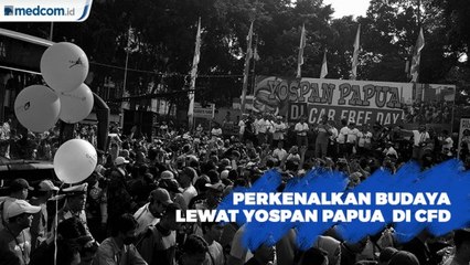 Warga Papua Gelar Yospan Papua di CFD Jakarta