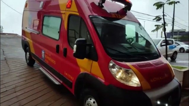 Homem sofre lesão no olho e recebe os cuidados do Siate