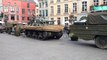 Tanks un Mons. Pour les amateurs militaires du spectacle  sur la Grand Place. Vidéo Eric Ghislain p