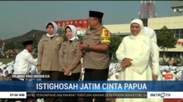 Istighosah Jatim Cinta Papua Dihadiri Gubernur dan Kapolda Jatim