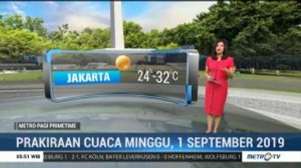 Prakiraan Cuaca Minggu, 1 September 2019