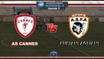 Résumé du match AS CANNES 1-1 FURIANI  Saison: 2019/2020  J3 Championnat de N3     ASCTV