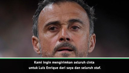 Zidane Berikan Rasa Cintanya Pada Luis Enrique