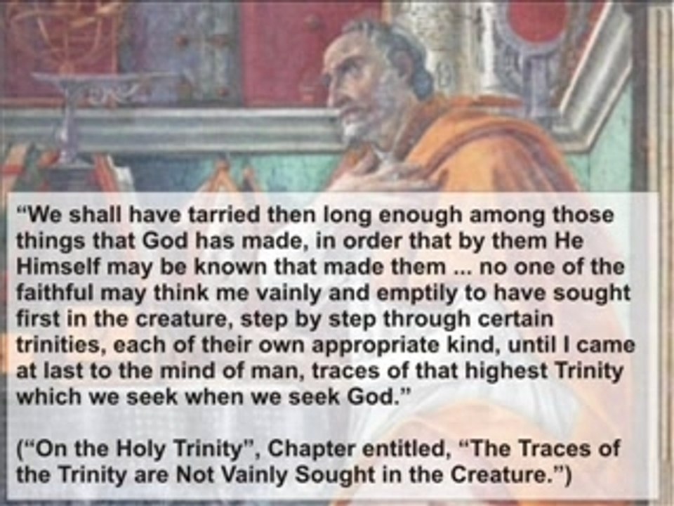 Augustine said the Holy Spirit is Useless