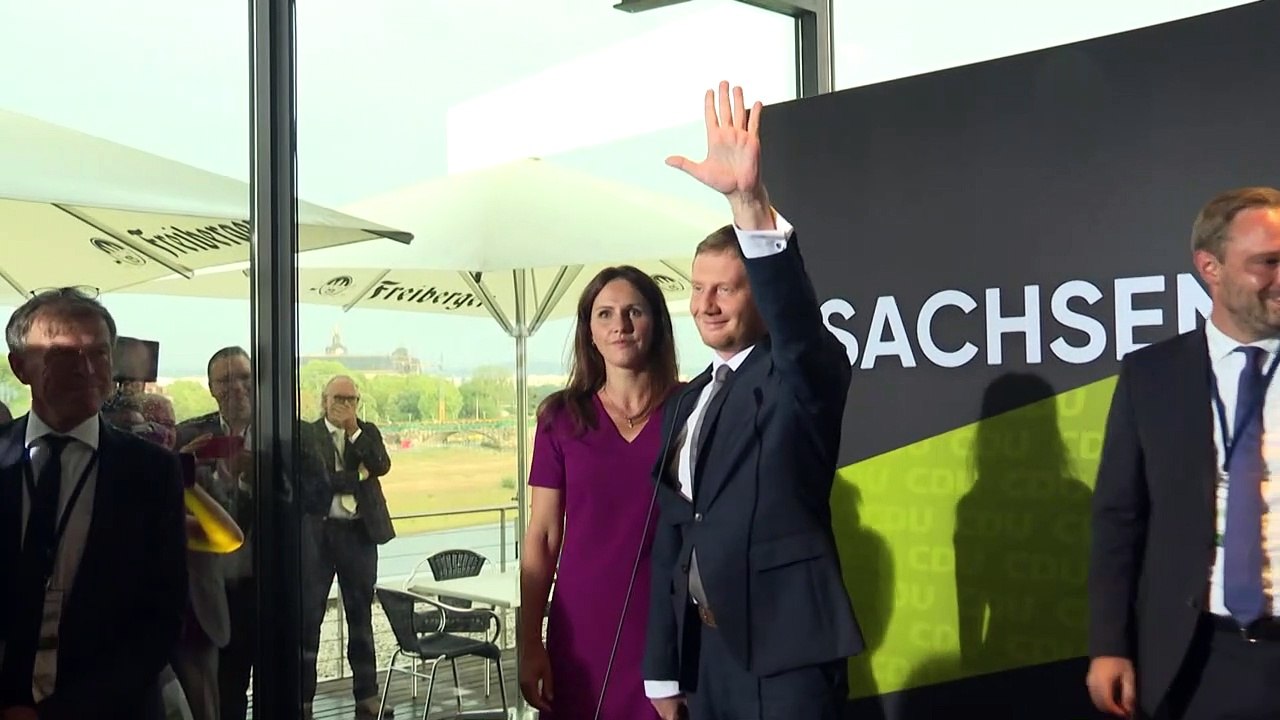 Wahl in Sachsen: CDU bleibt stärkste Kraft - AfD auf Platz zwei