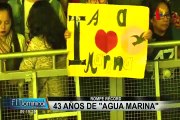 Agua Marina batió récord durante su concierto de aniversario