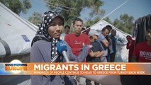 Total of 546 migrants arrive on Greek island of Lesbos in the space of only an hour