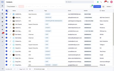 Bulk Operations in Salesmate CRM